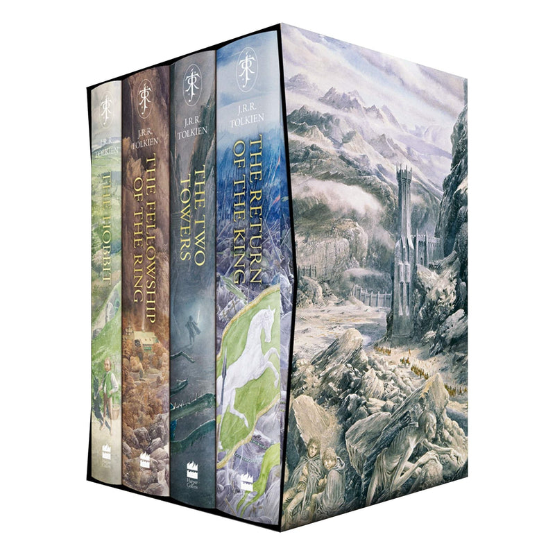 The Hobbit and The Lord of the Rings 4 Books Collection Set Illustrated edition