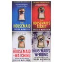 The Housemaid Series By Freida McFadden 4 Books Collection Set (The Housemaid, The Housemaid's Secret, The Housemaid Is Watching and The Housemaid's Wedding (A Housemaid Novella))