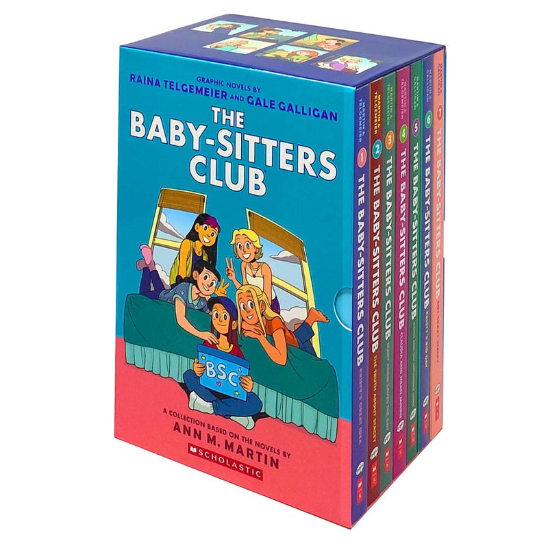 The Baby-Sitters Club Graphic Novels 7 Books Box Set Collection by Ann