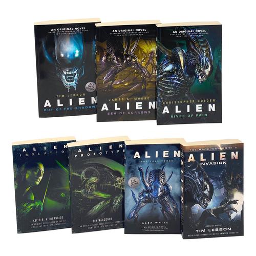 Alien Series 7 Books Collection Set (Out of the Shadows, Sea of Soccows, River of Pain, Invasion, Cold Forge, Prototype &amp; Isolation)