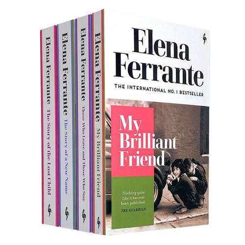 Neapolitan Novels Series Elena Ferrante Collection 4 Books Bundle (My Brilliant Friend, The Story of a New Name, Those Who Leave and Those Who Stay, Story of the Lost Child)