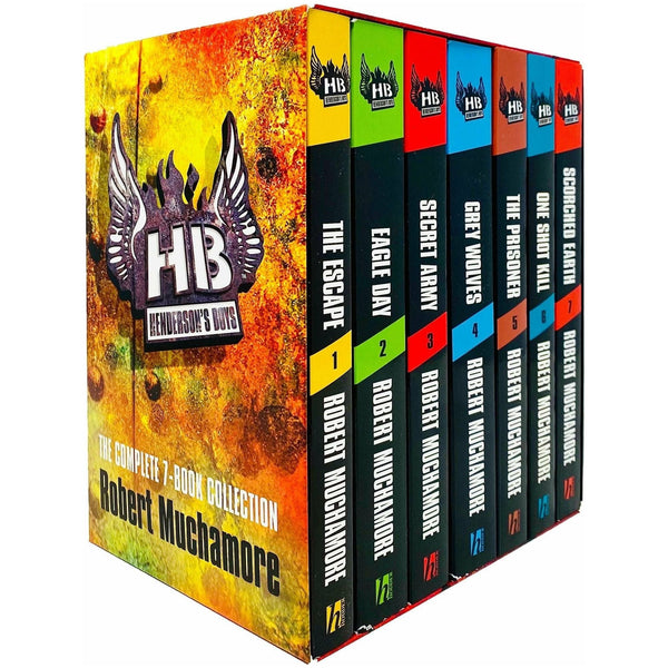 Robert Muchamore Hendersons Boys 7 Books Collection Box Set