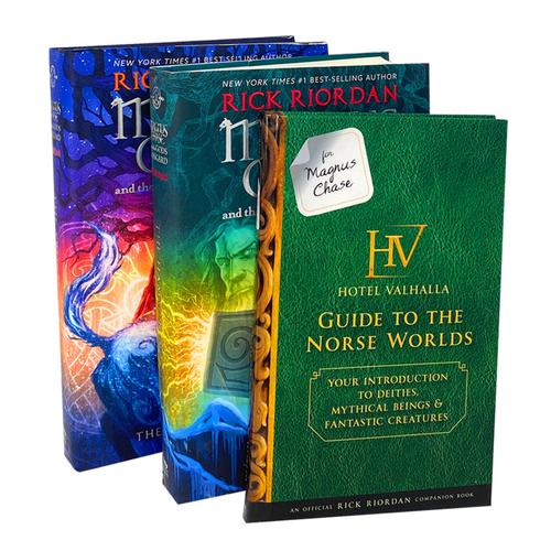 Magnus Chase Deluxe Collection 3 Books Set by Rick Riordan Norse Mythology Book Series