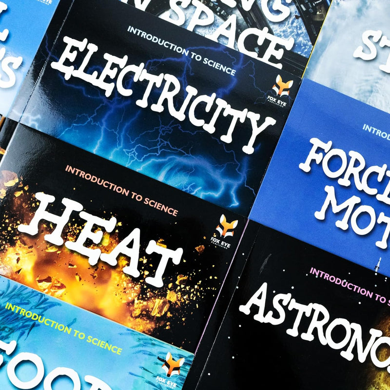 Introduction to Science for Beginners (Series 1) 10 Book Collection Set: (Astronomy, Electricity, Food Chains, Forces and Motion, Heat, ... ... Storms, Sun, Moon and Stars, Volcanoes)