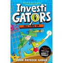 InvestiGators Series by John Patrick Green Books 6-9 4 Books Set (All Tide Up, Heist and Seek, Class Action, [HB] Case Files)