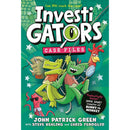 InvestiGators Series by John Patrick Green Books 6-9 4 Books Set (All Tide Up, Heist and Seek, Class Action, [HB] Case Files)