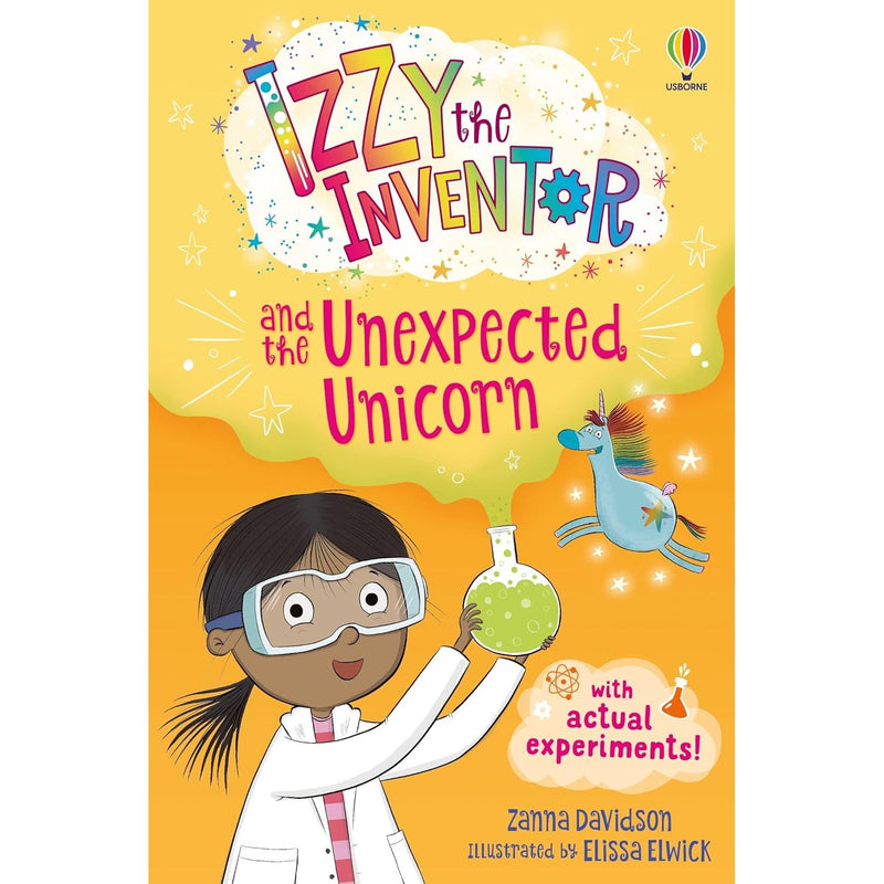 Izzy the Inventor Series By Zanna Davidson 6 Books Collection Set (The Unexpected Unicorn, The Curse of Doom, The Time Travelling Gnome, Teeny Tiny Ogres, The Elf Inspectors, The Scary Fairy)