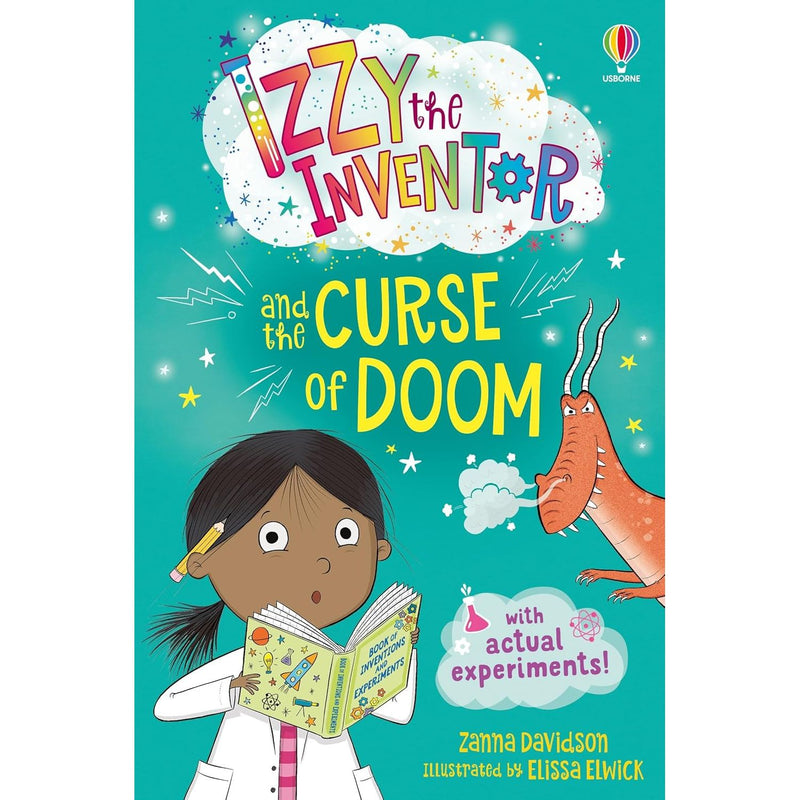 Izzy the Inventor Series By Zanna Davidson 6 Books Collection Set (The Unexpected Unicorn, The Curse of Doom, The Time Travelling Gnome, Teeny Tiny Ogres, The Elf Inspectors, The Scary Fairy)