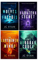 Carter Devereux Mystery Thrillers 4 Books Set by JC Ryan (The Wolves Of Freydis, The Alboran Codex, The Nabatean Secret, The Labyrinth of Minos)