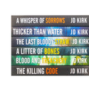 DCI Logan Crime Thrillers Books 1–6 Collection Set by J.D. Kirk – A Litter of Bones, The Killing Code & Crime Thriller Mystery Collection