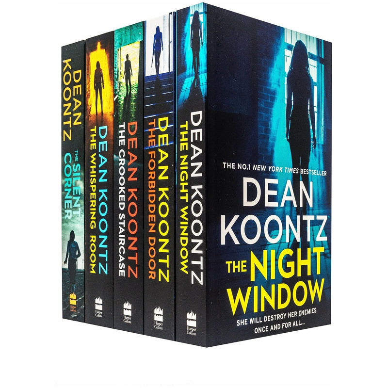 Dean Koontz Jane Hawk Thriller Series 5 Books Collection Set | The Silent Corner, The Whispering Room, The Crooked Staircase, The Forbidden Door & The Night Window