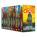 James Patterson Alex Cross Series 10 Books Collection Set (Fear No Evil, The People vs. Alex Cross, Criss Cross, Cross the Line, Deadly Cross & More)