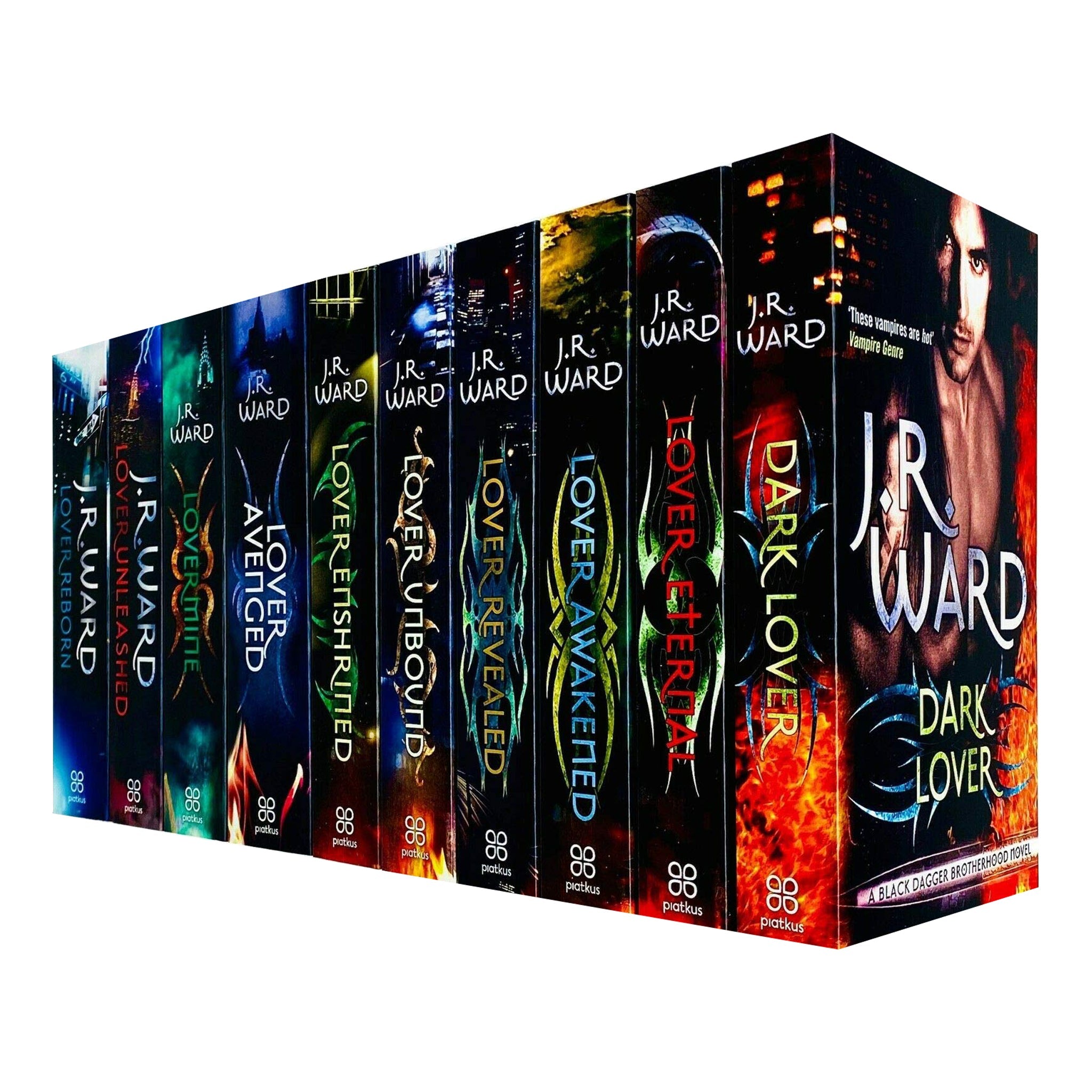 直筆サイン本　Black Dagger シリーズ　J.R. Ward Jr Ward Black Dagger Series 10 Books Set