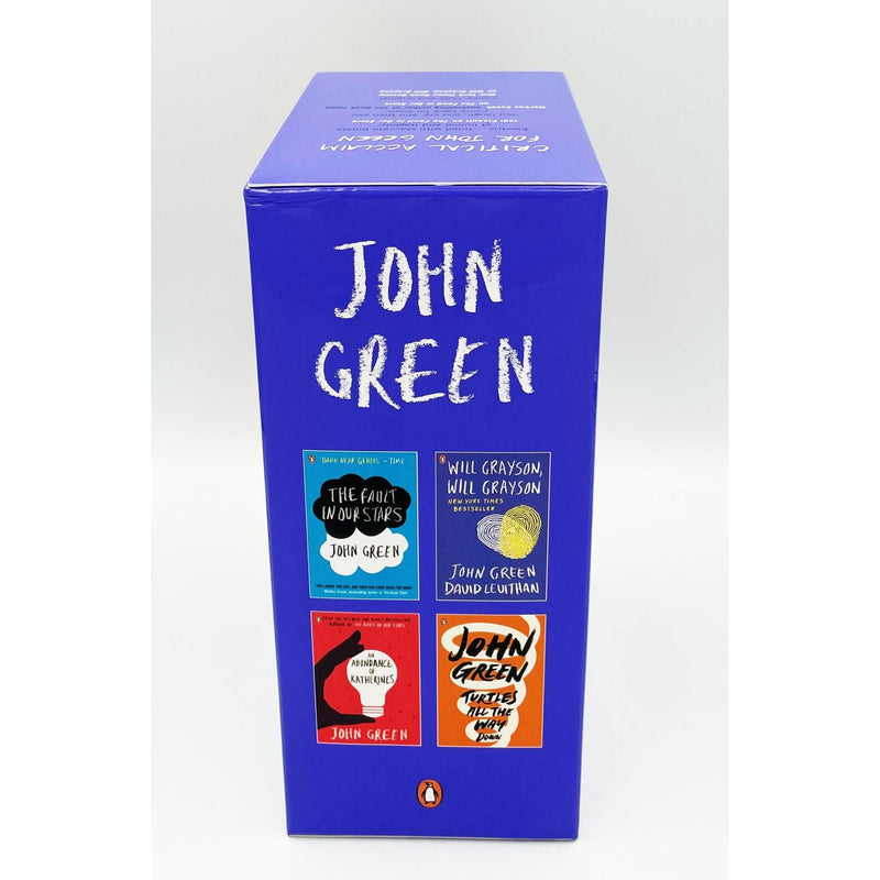 The Essential John Green Collection 4 Books Set (The Fault in Our Stars, An Abundance of Katherines, Will Grayson, Will Grayson, Turtles all the Way Down)