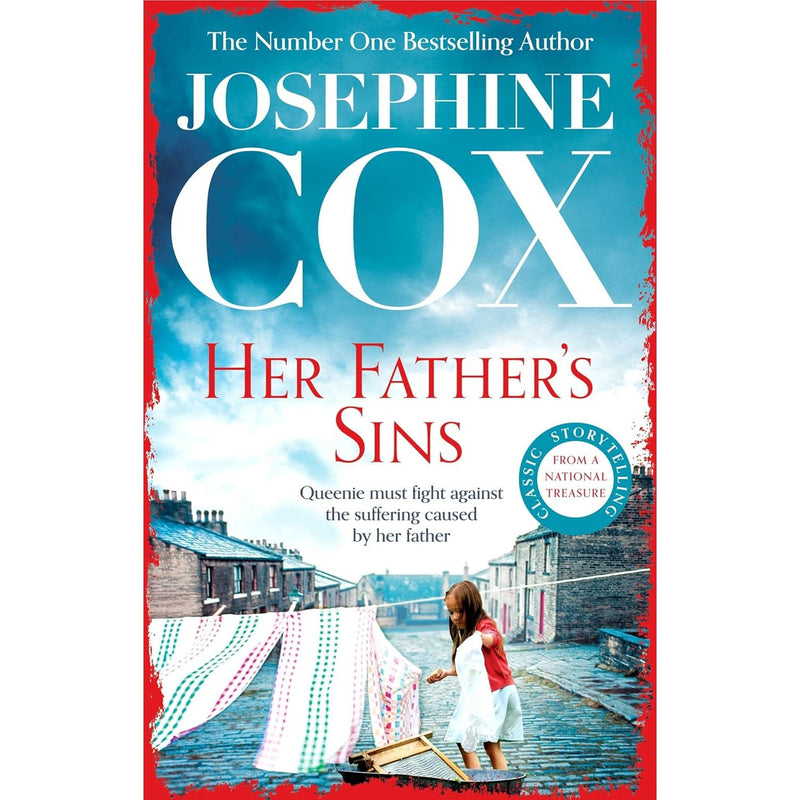 Josephine Cox Queenie and Emma Grady Sagas 5 Books Collection Set (Her Father's Sins, Let Loose the Tigers, Outcast, Alley Urchin, Vagabonds)