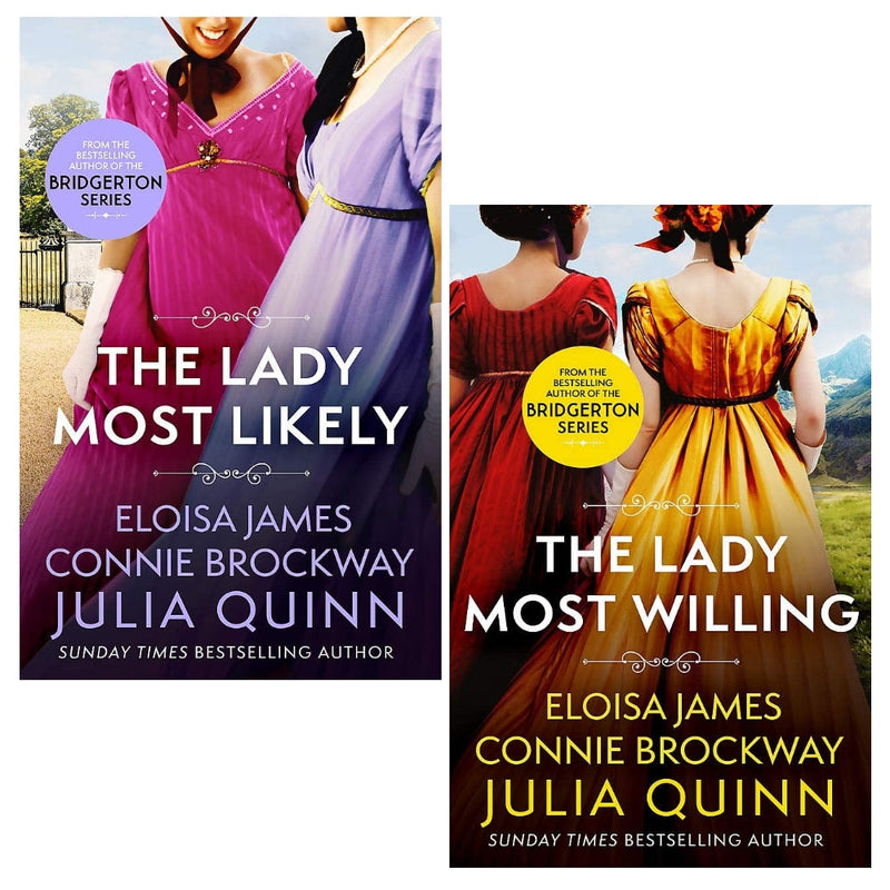 Julia Quinn The Ladies Most Series 2 Books Collection Set (The Lady Most Likely, The Lady Most Willing)