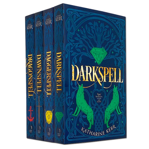 Katharine Kerr Deverry Series 4 Books Collection Set (Daggerspell, Dawnspell, Dragonspell, Darkspell)