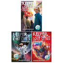 Keeper of the Lost Cities Series 3 Books Set by Shannon Messenger (Unlocked, Stellarlune, Unravelled)