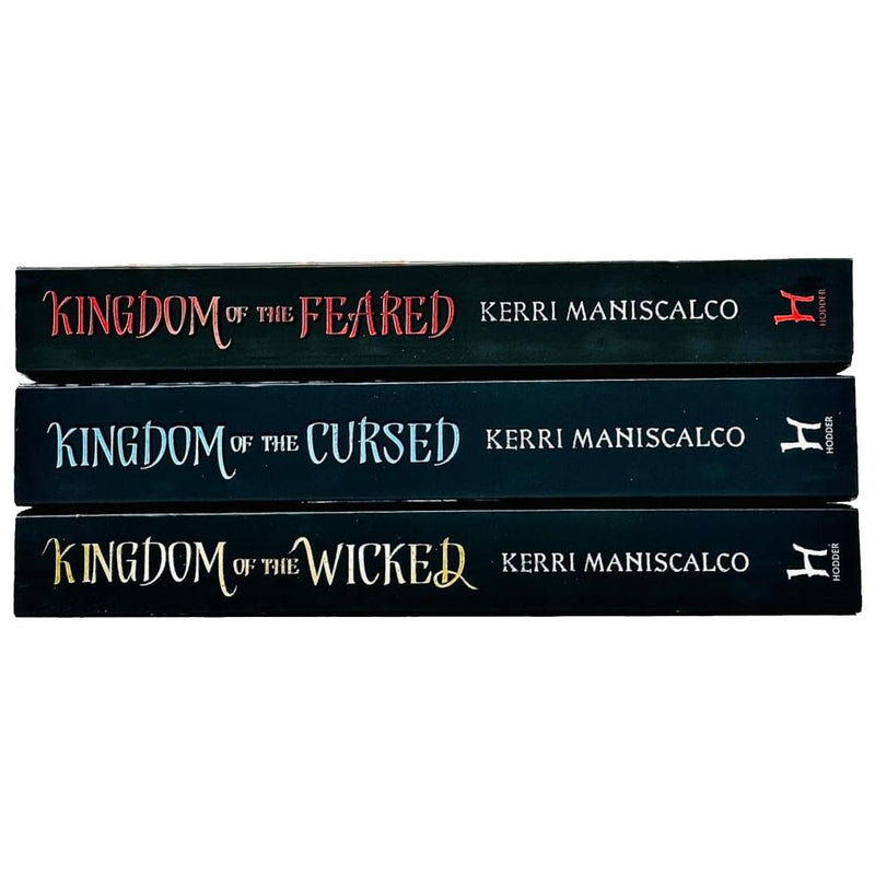 Kingdom of the Wicked Series 3 Books Collection Set by Kerri Maniscalco [Kingdom of the Wicked, Kingdom of the Cursed & Kingdom of the Feared]