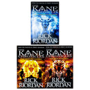 The Kane Chronicles Collection Rick Riordan 3 Books Set The Serpents Shadow, The Throne of Fire, The Red Pyramid
