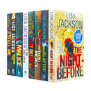 Lisa Jackson 8 Books Collection Set (The Night Before, The Morning After, Without Mercy, Hot Blooded, If Only She Knew, Malice, Expecting to Die, Tell Me)
