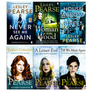 Lesley Pearse Collection 6 Books Set (Till We Meet Again, A Lesser Evil, Father Unknown, The Woman in the Wood & MORE)