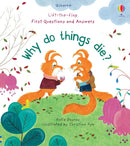Usborne Lift-The-Flap First Questions and Answers 4 Books Set (Where Do Babies Come From?, What are Feelings?, Why do we need Bees?, Why do things Die?)