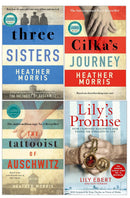 Lily's Promise by Lily Ebert and The Tattooist of Auschwitz Series by Heather Morris 4 Books Set