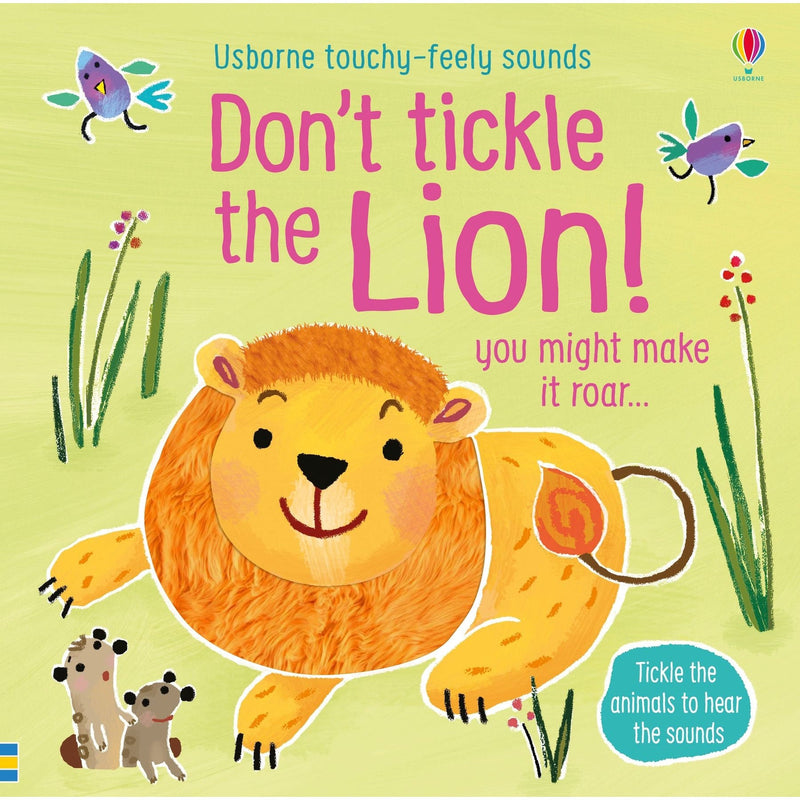 Usborne Don't Tickle Wildlife Series 1 Collection 5 Books Set (Touchy-Feely Sound Books) Elephant, Lion, Tiger, Hippo, Polar Bear
