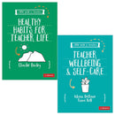 A Little Guide for Teachers 2 Books Set (Teacher Wellbeing and Self-care, Healthy Habits for Teacher Life)