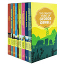 The Greatest Works of George Orwell 9 Books Set – 1984, Animal Farm, Homage to Catalonia & Classic Literature Collection
