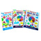 Fingerprint! Activities Series 3 Books set (Things that Go, Under the Sea, Animals)