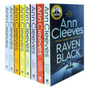 Ann Cleeves Shetland Series Collection 8 Books Set Books 1-8 - Blue Lightning, Raven Black, White Nights and More