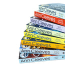 Ann Cleeves Shetland Series Collection 8 Books Set Books 1-8 - Blue Lightning, Raven Black, White Nights and More