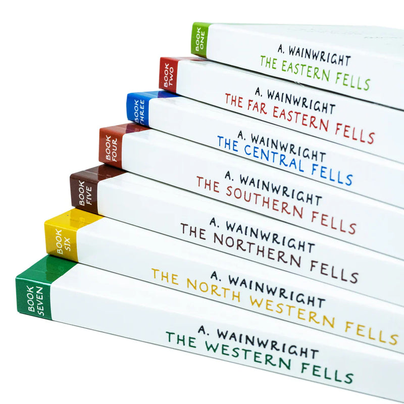 Wainwright Pictorial Guides To The Lakeland Fells 7 Books Box Set - Paperback