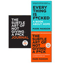 Mark Manson 3 Book Collection Set | The Subtle Art of Not Giving a Fck, Everything Is Fcked & The Subtle Art Journal | Self-Help & Personal Development