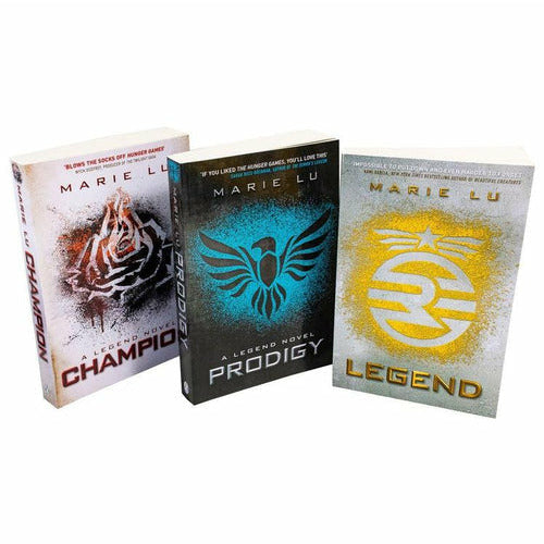 Marie Lu The Legend Trilogy 3 Books Collection Set Legend Prodigy Champion