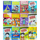 Middle School Series 12 Books Collection Set By James Patterson