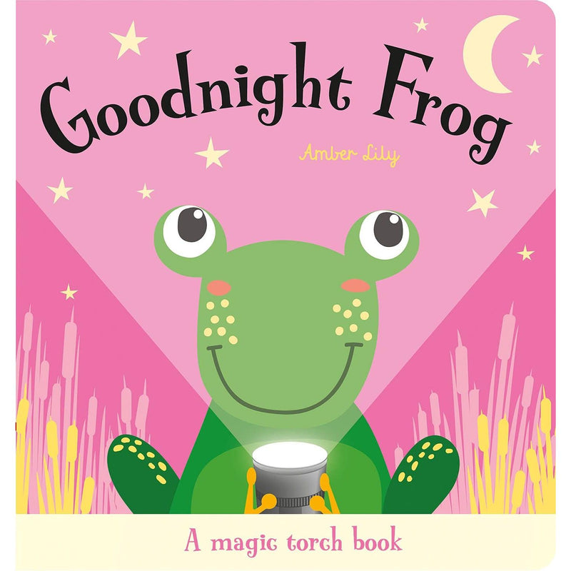 Magic Torch Book Series Collection 7 Book Set (Goodnight Dog, Goodnight Frog, Goodnight Lion, Goodnight Bear, Goodnight Monkey, Goodnight Cat, Goodnight Beaver)