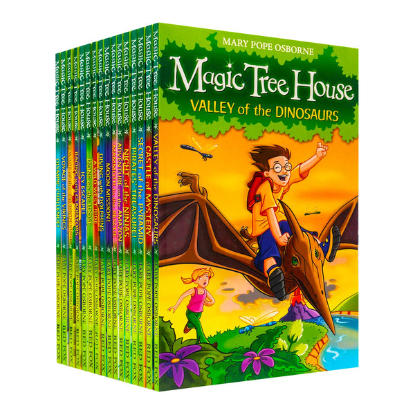 Magic Tree House Collection 16 Books Set by Mary Pope Osborne | Early Chapter Book Adventure Series
