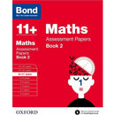 Bond 11+ English, Maths, Verbal Reasoning & Non-Verbal Reasoning 4 Books Set Ages 10-11+ Inc Assessment and Tests Book 2