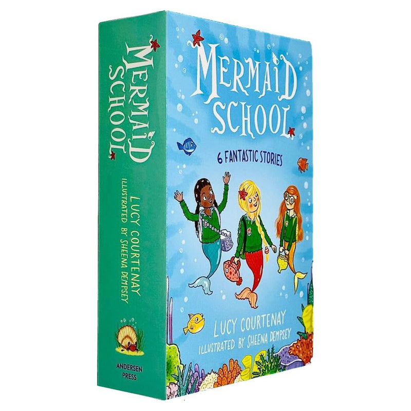 Mermaid School Series 6 Books Collection Set By Courtenay & Dempsey (Mermaid School, The Clamshell Show, Ready, Steady, Swim!, All Aboard!, Save Our Seas!, The Spooky Shipwreck)