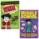 James Patterson Middle School Series 2 Books Set (Dog's Best Friend, Just My Rotten Luck)
