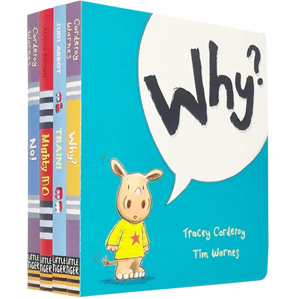 Bedtime Stories (Parent and Children Bonding Books Series 2 - 4 Books Collection Set) (Why?, Train!, Mighty Mo, No!)