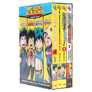 My Hero Academia Manga Set, 4 Volumes, Double-Sided Poster, Featuring: My Hero Academia, My Hero Academia Smash!!, My Hero Academia Team Up Missions, My Hero Academia Vigilantes
