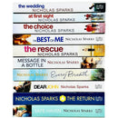 Nicholas Sparks 10 Books Collection Set – Dear John, Message in a Bottle & Romantic Fiction Collection