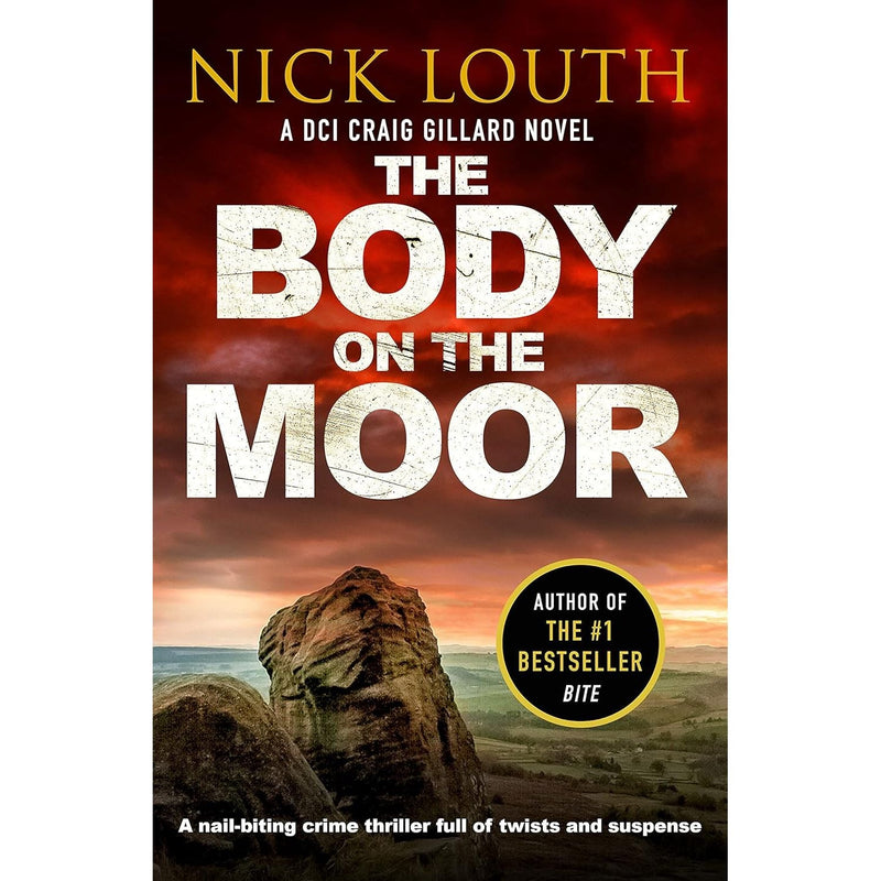 DCI Craig Gillard Crime Thrillers 4 Books Set by Nick Louth (The Body on the Moor, The Bodies at Westgrave Hall, The Body on the Island, The Body in the Stairwell)