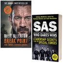 Break Point & SAS Who Dares Wins 2 Book Set – Ollie Ollerton & Anthony Middleton Military Mindset Collection