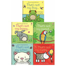 Usborne That’s Not My Pets Animals 5 Books Collection Set – Frog, Bunny, Parrot, Kitten & Puppy | Touchy-Feely Baby Board Books by Fiona Watt