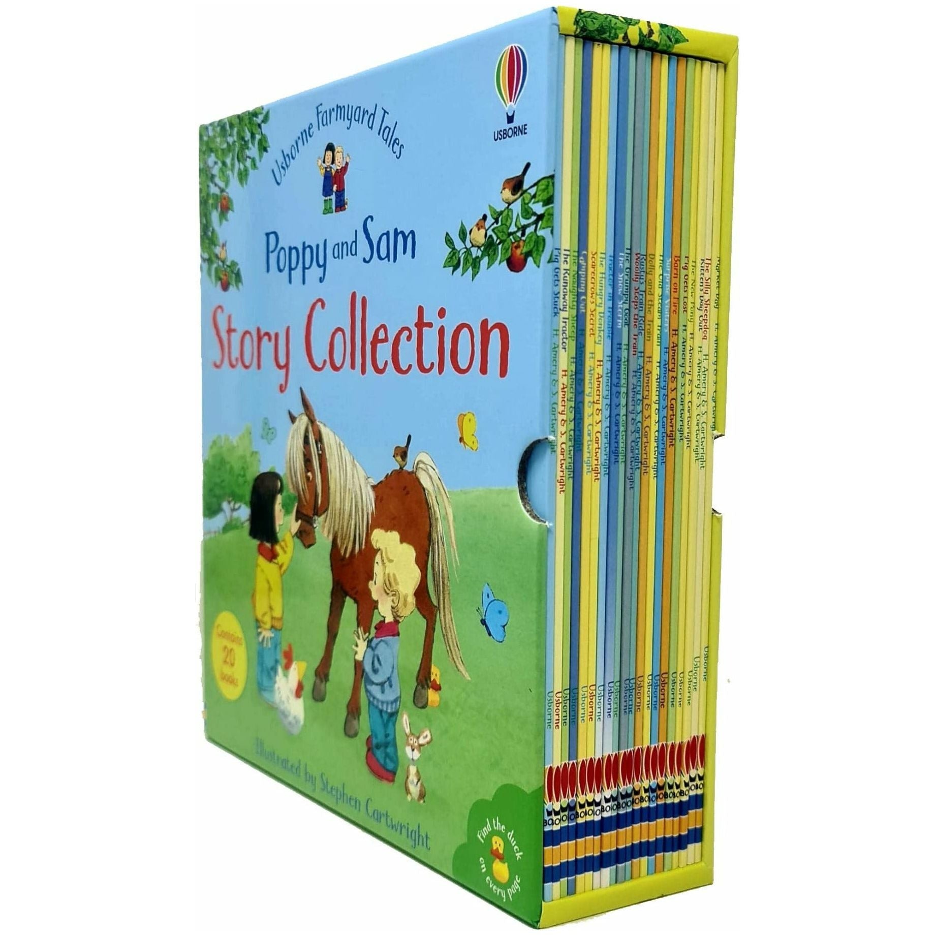 Buy Book Usborne Farmyard Tales Poppy and Sam Series 20 Books Collection  Box Set By Heather Amery (The Hungry Donkey, Camping Out, Tractor in  Trouble 